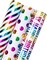 Birthday Wrapping Paper Roll - Mini Roll - 3 Rolls - 17 inch x 120 inch Per roll - Colorful Foil Birthday Design for Party, Holiday, Baby Shower